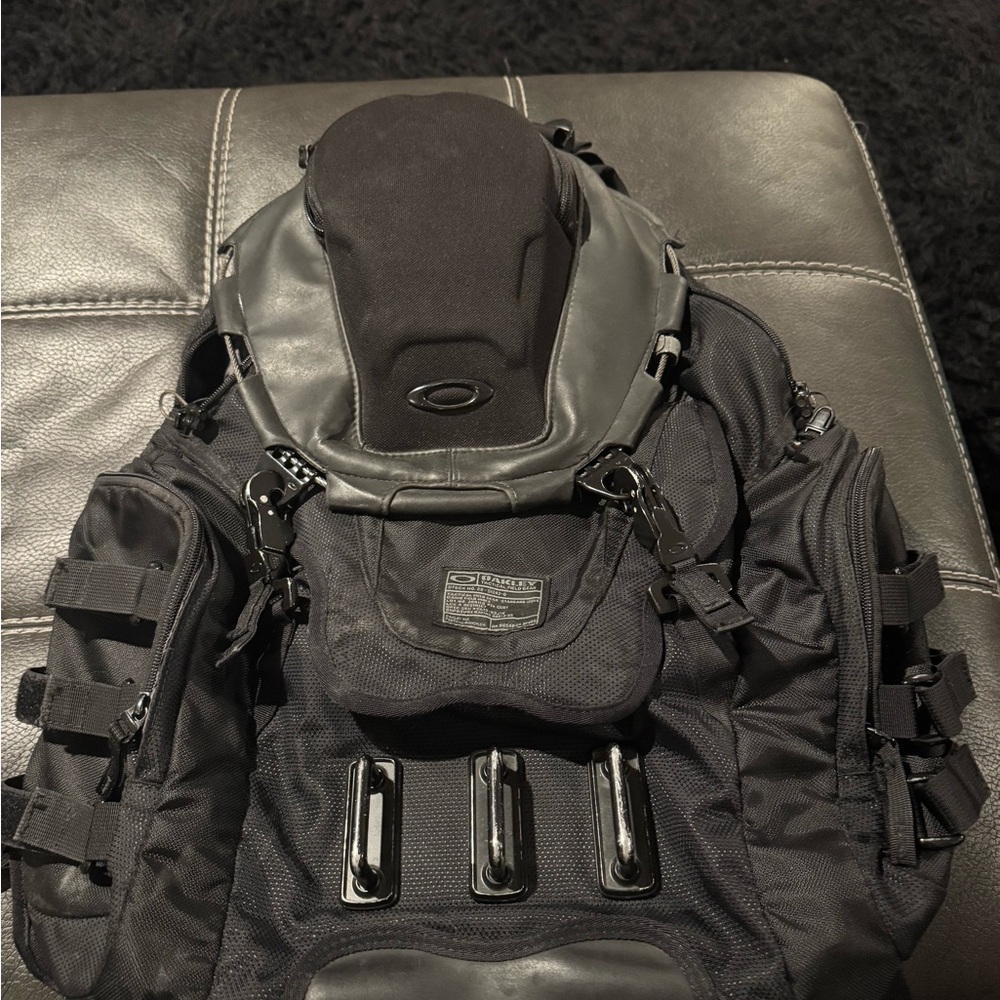 Oakley Gray and Black Adventure Backpack